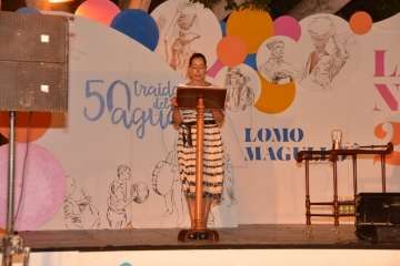 Pregón de las fiestas de Lomo Magullo 2018 (Foto Francisco Javier Santana-TA)